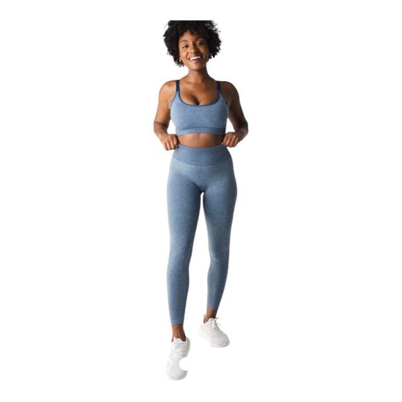 Vitality NIP Formation Sustainable High Rise Compression Legging Navy Heather LG - Picture 16 of 16